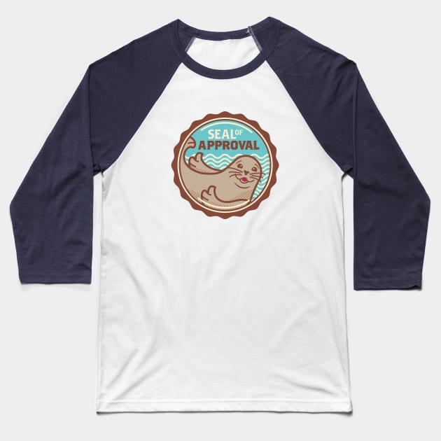 Seal of Approval Baseball T-Shirt by zacrizy